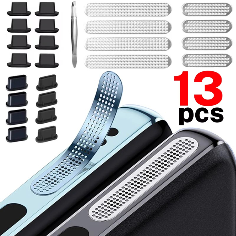 Dust Removal Sticker - 13 adet Cep Telefonu Toz Geçirmez