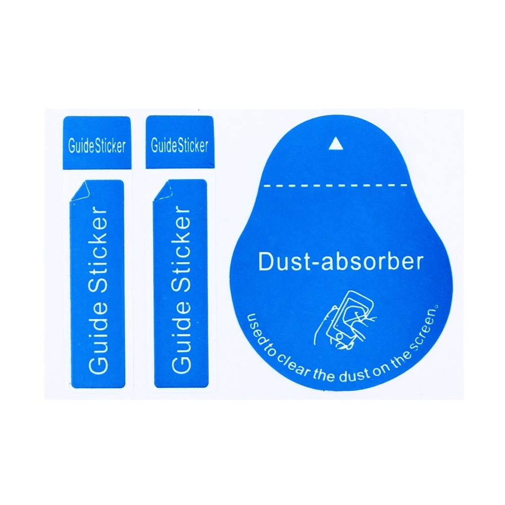 Dust Removal Sticker - Temperli Cam Ekran Temizleyici Kılavuz Etiketi