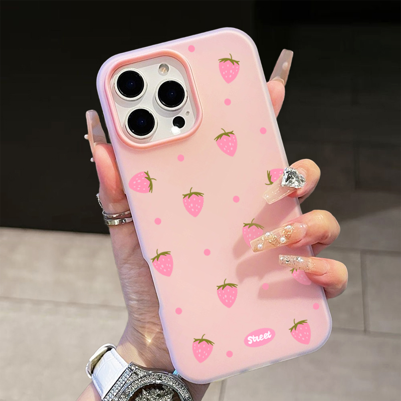 Tatlı Pembe Çilek Desenli Tele - Samsung Galaxy A55 incelemesi ve fiyatı