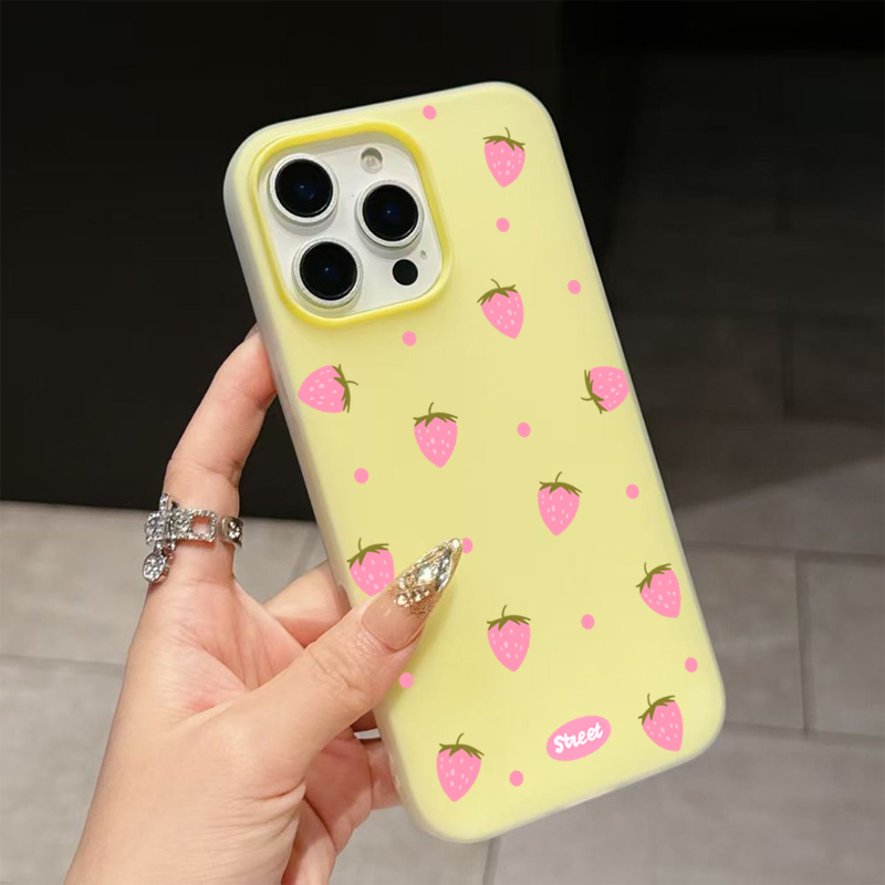Tatlı Pembe Çilek Desenli Tele - Samsung Galaxy A55 incelemesi ve fiyatı